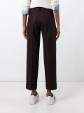 striped crop trousers 