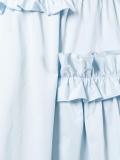 ruched asymmetrical skirt