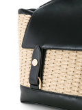 small woven tote bag