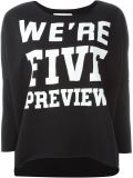 'We're five'毛衣