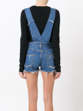 California embellished denim dungarees