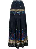 Tribal Lace printed maxi skirt