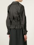 pinstriped jacket