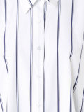 elongated stripe shirt