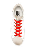 contrast lace trainers