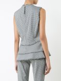 raw edge frill top