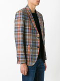plaid blazer