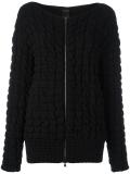 zipped cardigan 