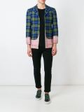 checked blazer