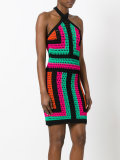 geometric print dress