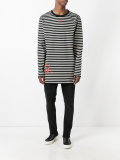 Mirror striped sweatshirt