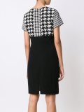 plaid front dress