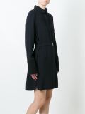 'French Cuff' belted coat dress