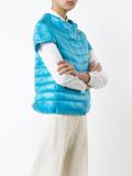 glossy quilted jacket