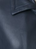 belted shearling long coat 