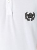 embroidered crown polo shirt