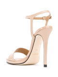 buckled stiletto sandals
