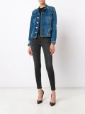 buttoned denim jacket