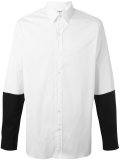 contrast longsleeved shirt