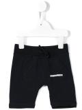 logo fleece shorts