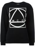 glyph icon print sweatshirt
