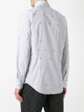 multi embroidered figures shirt 