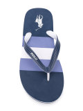 logo print flip flops 