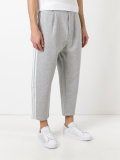 cropped track trousers
