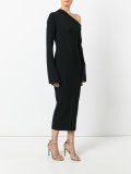 asymmetric neck dress 