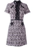 tweed shortsleeved dress