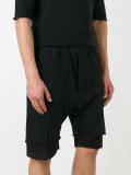decoup jogger shorts