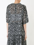 sheer printed blouse 