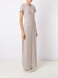 striped maxi dress