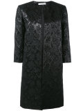 floral brocade coat