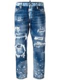 ripped Boyfriend jeans