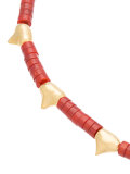 'Tooth' beaded necklace