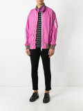 two-toned zip jacket