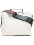 metallic double handles tote