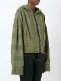 Polonium zipped hoodie
