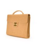 raffia briefcase 