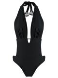 halterneck swimsuit