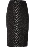 jacquard pencil skirt