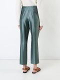 metallic trousers