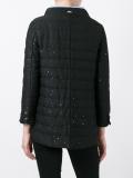 zipped padded jacket