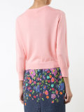 cropped cardigan