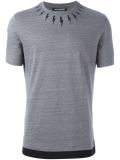 lightning bolt print T-shirt