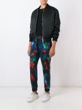 aurora print tapered trousers