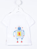 robot print T-shirt 