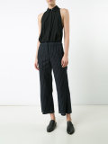 cropped pinstripe trousers