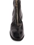 front zip ankle boots